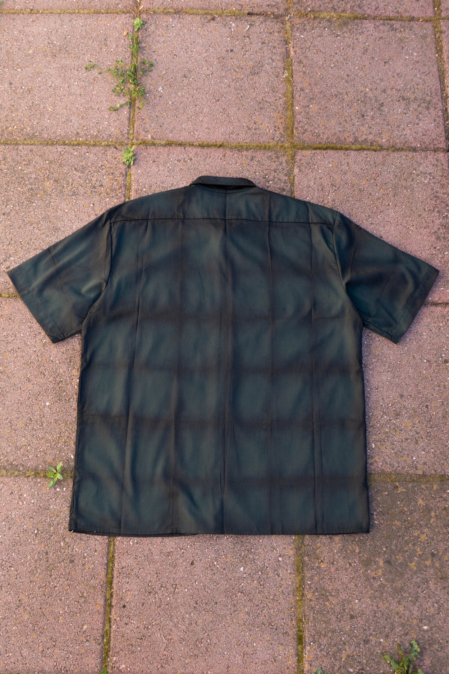 Dark Green Shibori Workshirt