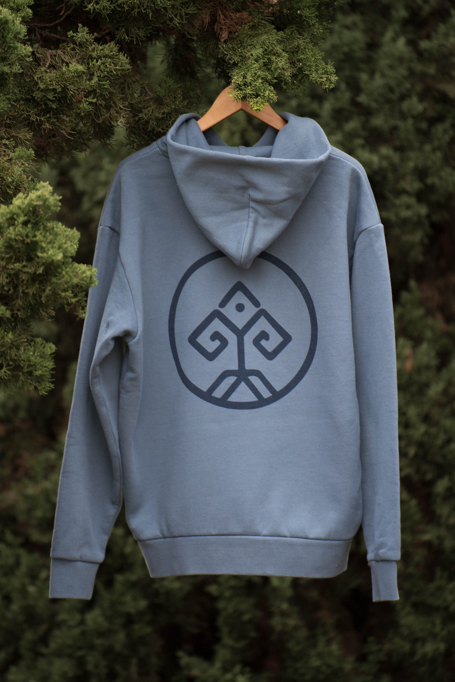 Heavyweight Indigo Logo Hoodie