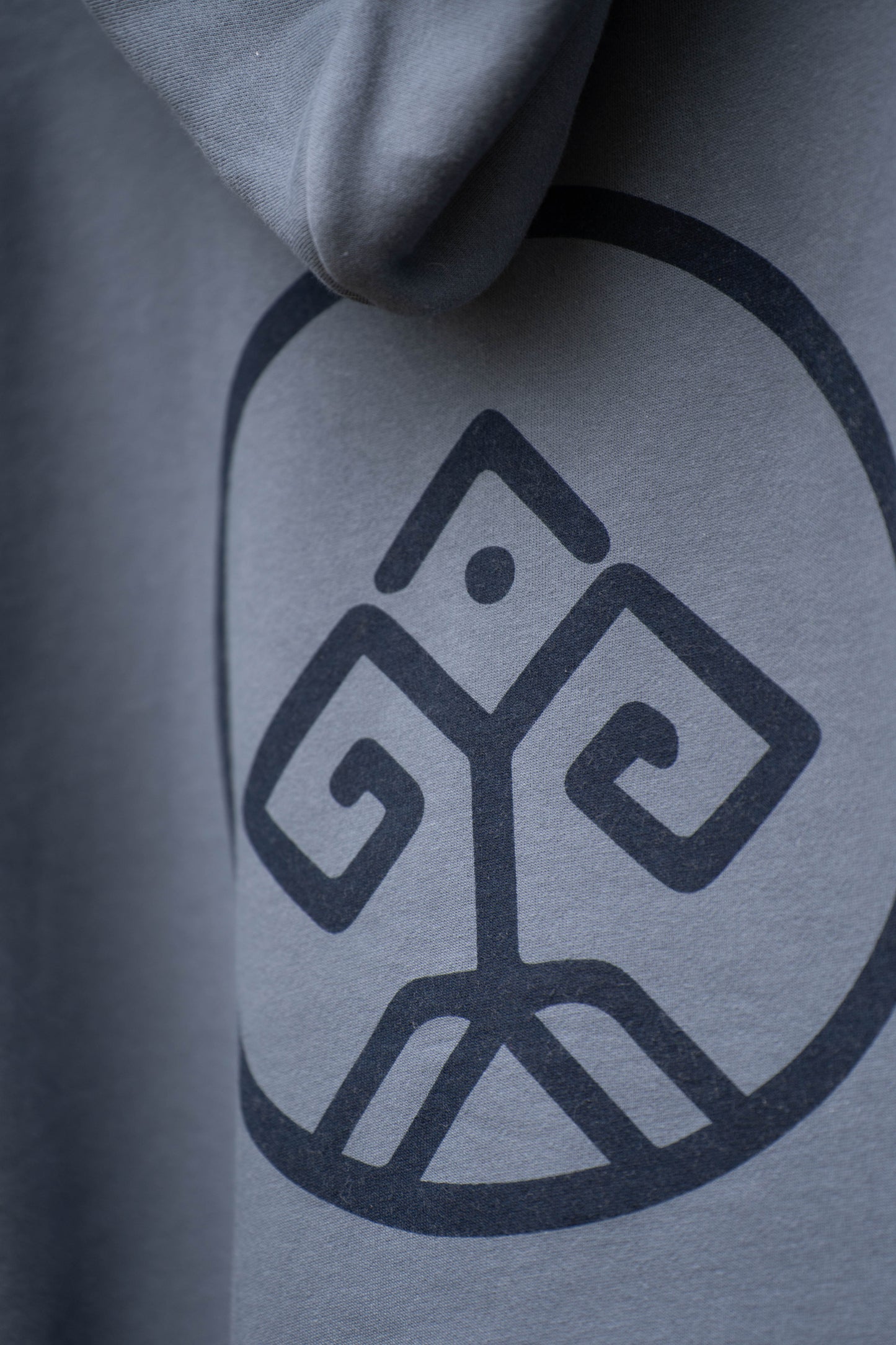 Heavyweight Indigo Logo Hoodie