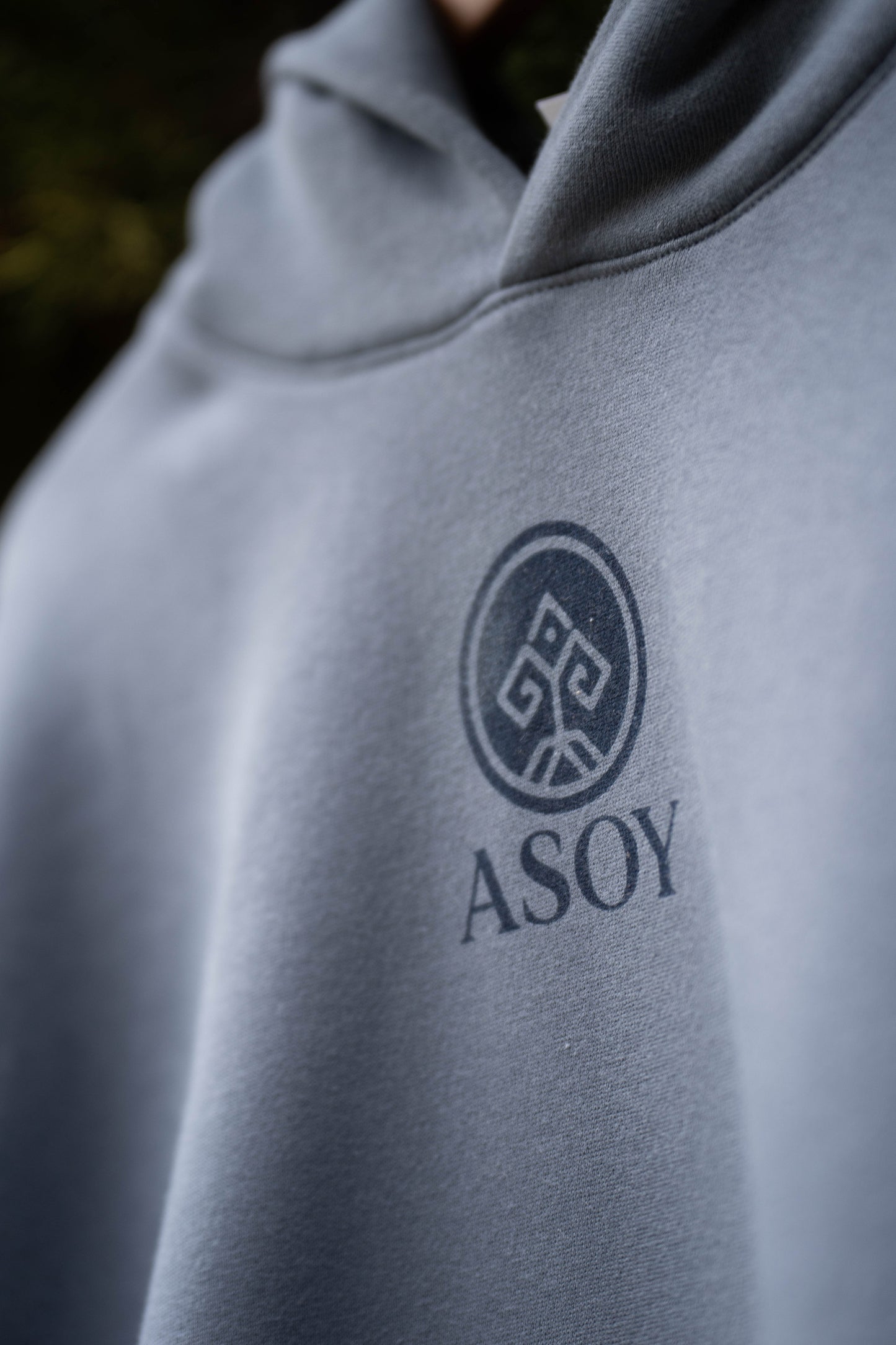 Heavyweight Indigo Logo Hoodie