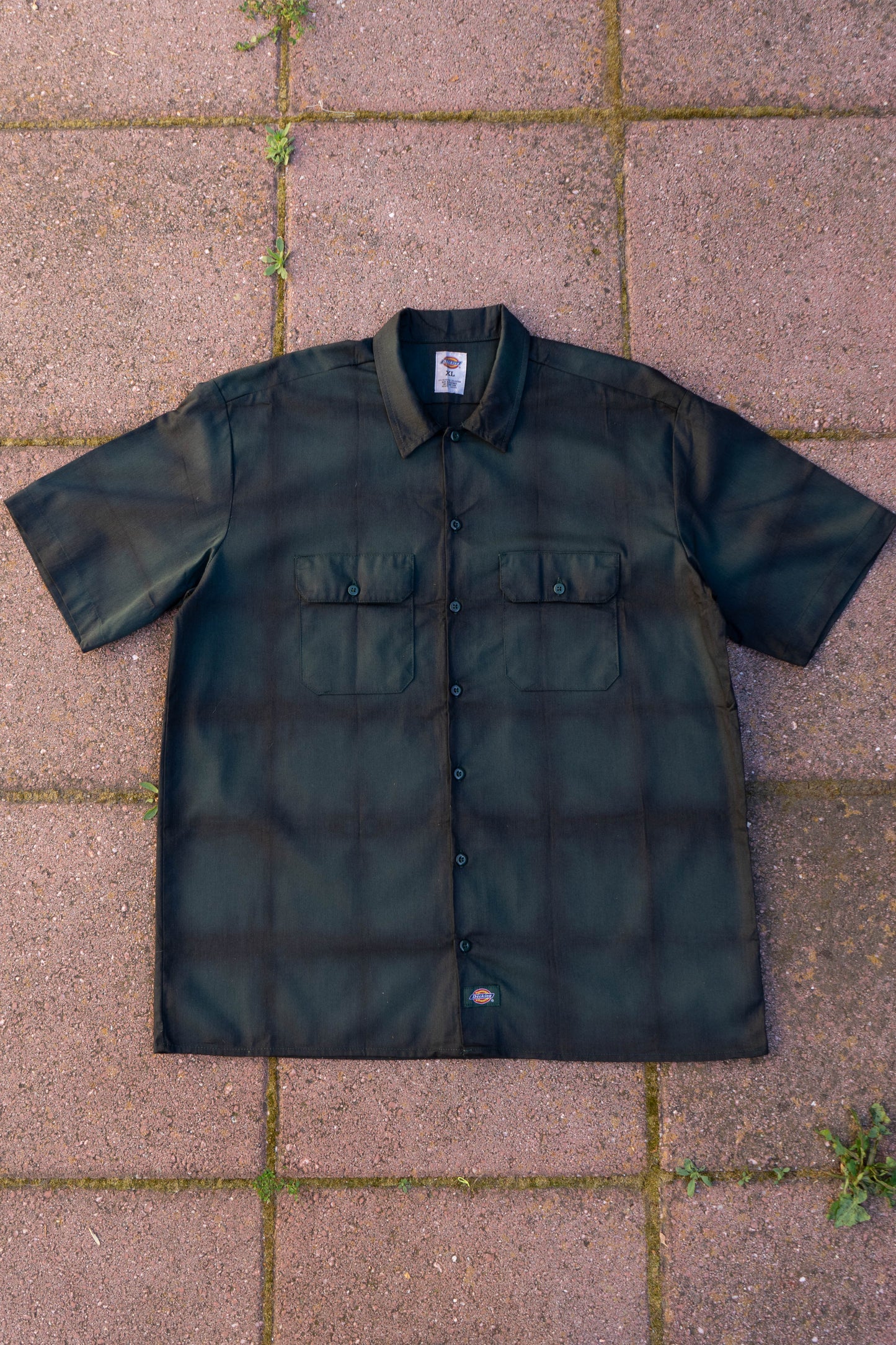 Dark Green Shibori Workshirt